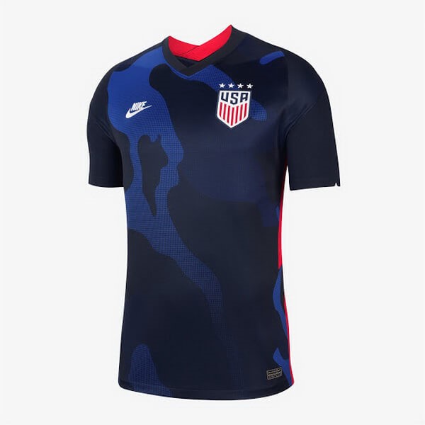 Tailandia Camiseta Estados Unidos Replica Segunda Ropa 2020 Azul